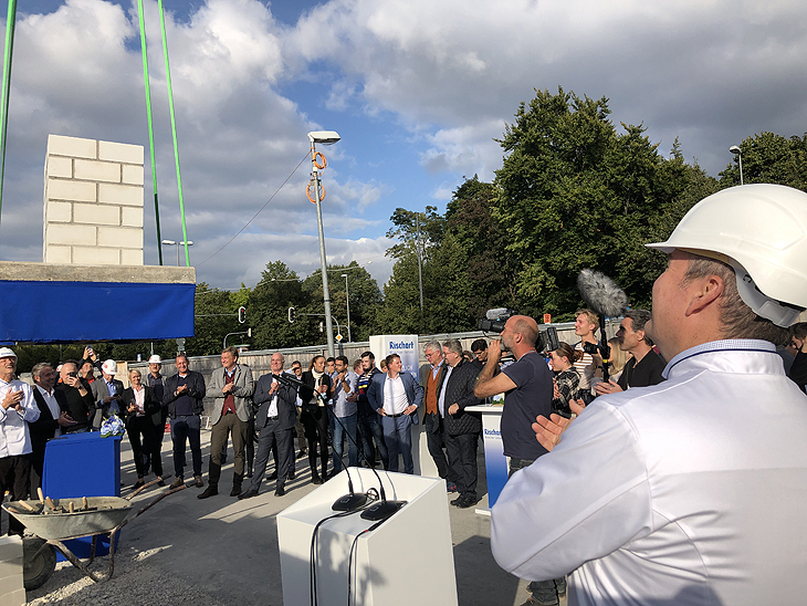 Grundsteinlegung der neuen Rischart Unternehmenszentrale (©Foto: Martin Schmitz)